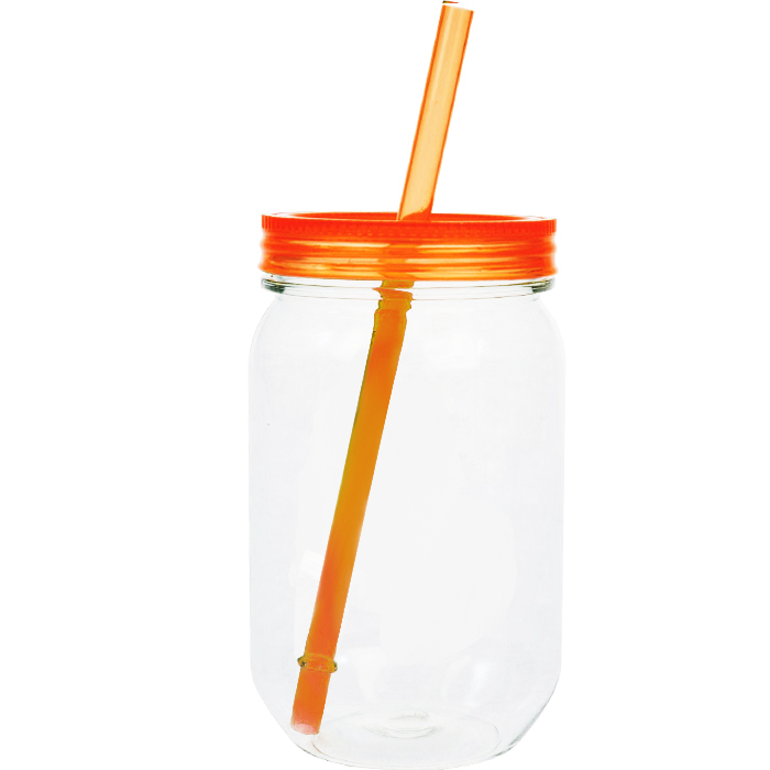 24 oz. Acrylic Mason Jar