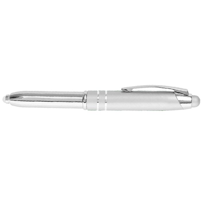 3-in-1 Stylus Pen With Flashlight, Stylus And Ballpoint Pen