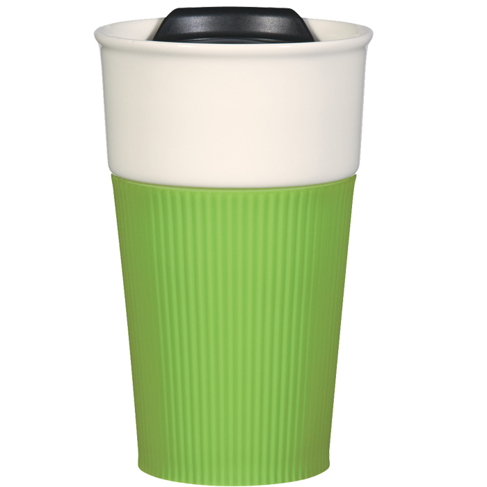 13 Oz. Ceramic Mug with Silicone Sleeve