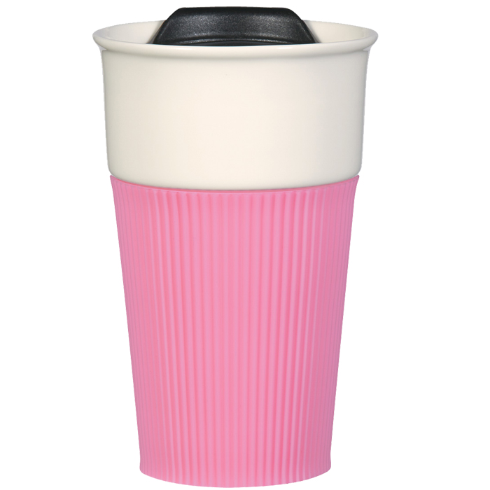 13 Oz. Ceramic Mug with Silicone Sleeve