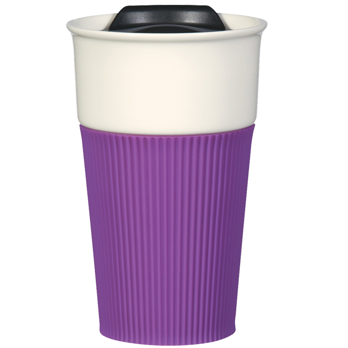 13 Oz. Ceramic Mug with Silicone Sleeve