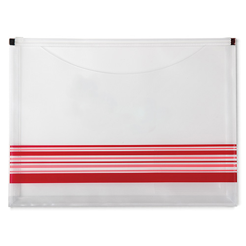 Monogrammed Striped Travel Pocket Portfolio