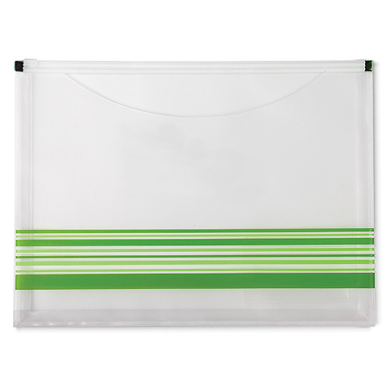 Monogrammed Striped Travel Pocket Portfolio