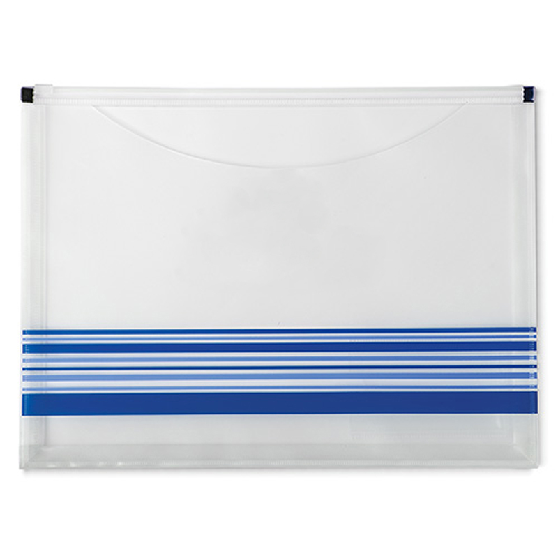 Monogrammed Striped Travel Pocket Portfolio