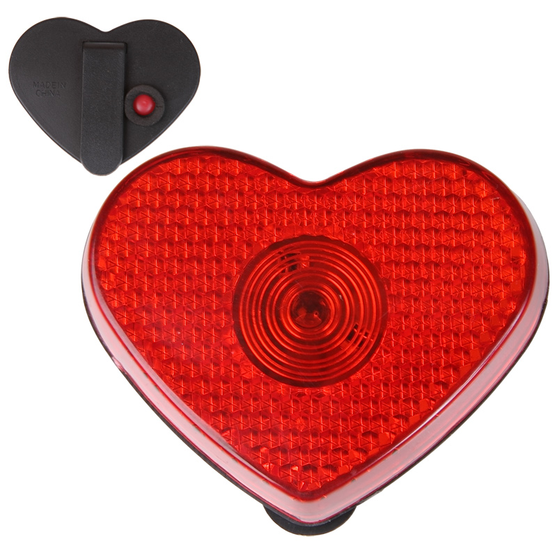 Printed Heart Flashing Button