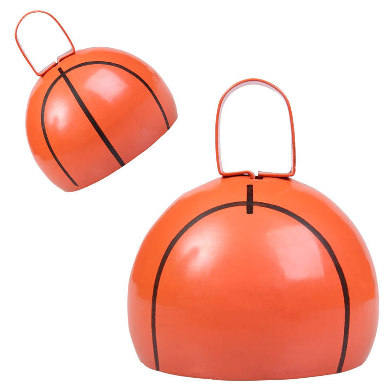 Imprinted Basketball Cow Bell