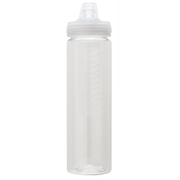 Customizable 25 oz. PET Bottle with Flip Spout and Infuser