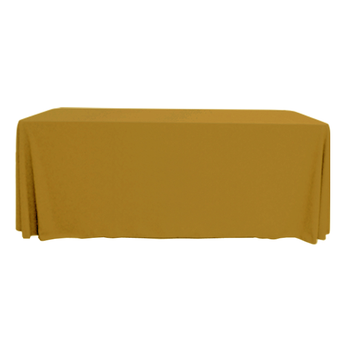 6' Custom Tablecloths - 4-Sided - Throw Style